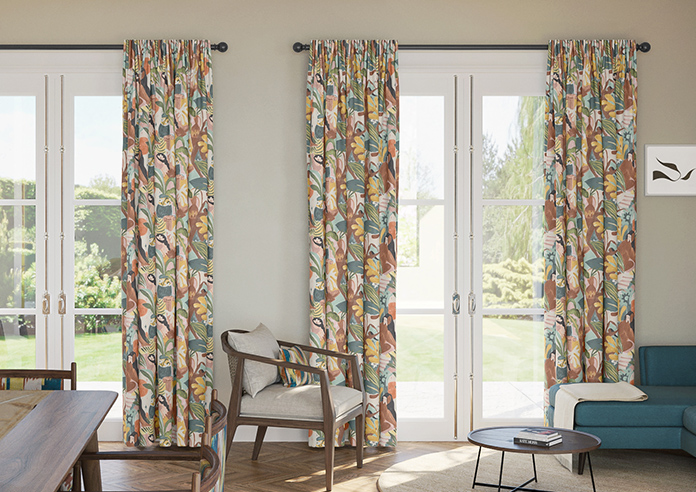 Moana, Azure - Made to Measure Curtains - Image 3